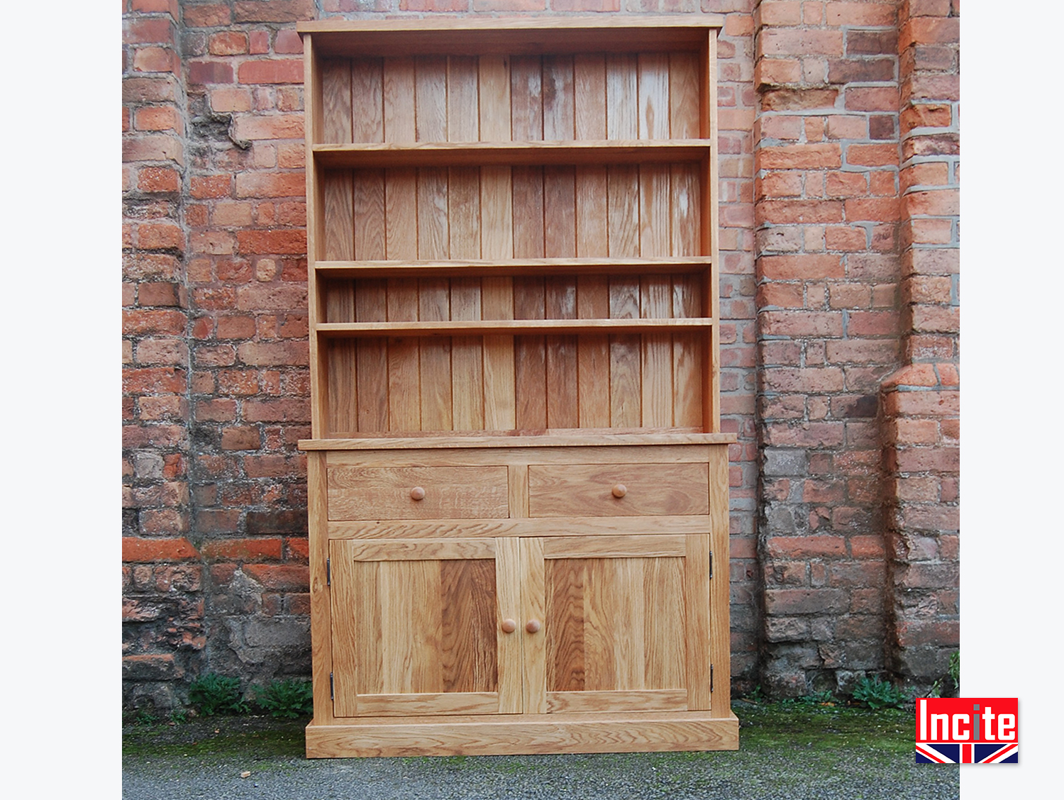 Custom Handmade Oak Bookcase Dresser Made by Incite Derby